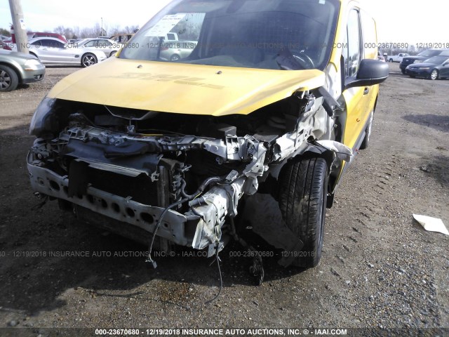 NM0LS7E70F1209048 - 2015 FORD TRANSIT CONNECT XL YELLOW photo 6