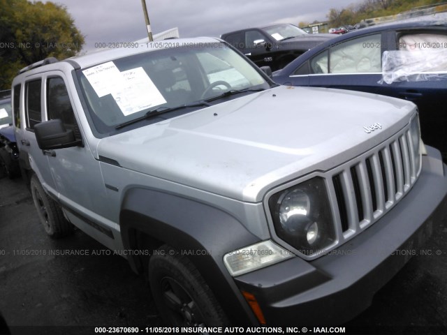 1J4PN3GK6BW502644 - 2011 JEEP LIBERTY RENEGADE SILVER photo 1