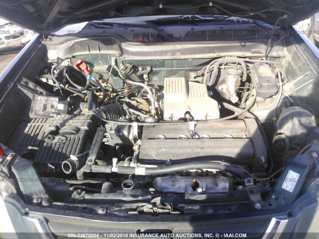 JHLRD1876YS010392 - 2000 HONDA CR-V SE/EX GREEN photo 10