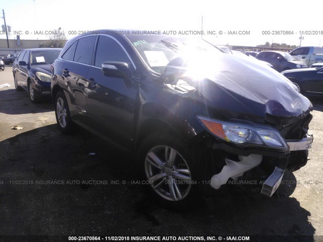 5J8TB3H33DL015928 - 2013 ACURA RDX BLACK photo 1