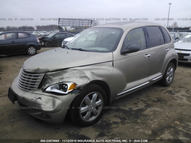 3C4FY58B34T202135 - 2004 CHRYSLER PT CRUISER TOURING GOLD photo 2