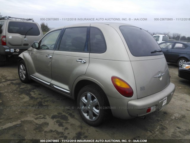 3C4FY58B34T202135 - 2004 CHRYSLER PT CRUISER TOURING GOLD photo 3