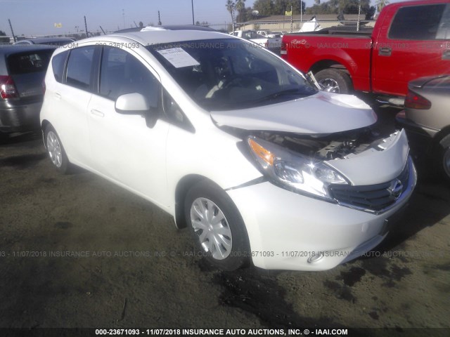 3N1CE2CP9EL426737 - 2014 NISSAN VERSA NOTE S/S PLUS/SV/SL WHITE photo 1