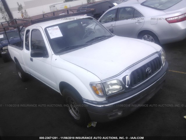 4TAVL52N7TZ109697 - 1996 TOYOTA TACOMA XTRACAB WHITE photo 1