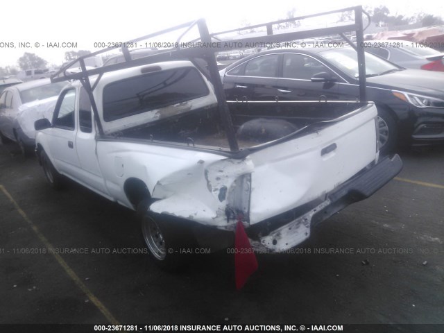 4TAVL52N7TZ109697 - 1996 TOYOTA TACOMA XTRACAB WHITE photo 3