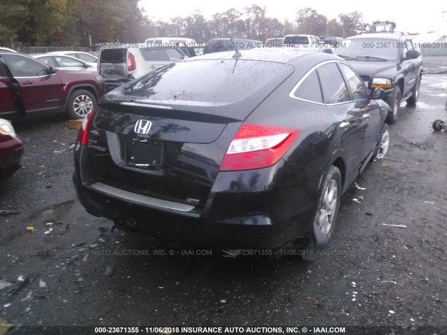 5J6TF2H51AL011879 - 2010 HONDA ACCORD CROSSTOUR EXL BLACK photo 4