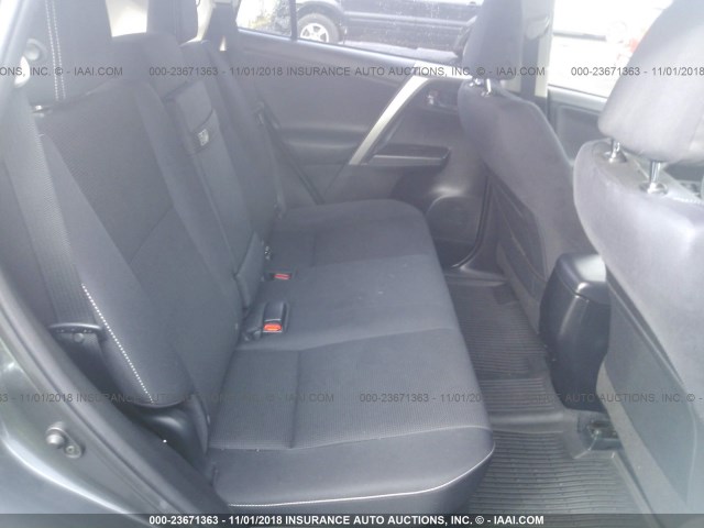 JTMRJREV0GD032351 - 2016 TOYOTA RAV4 HV XLE GRAY photo 8