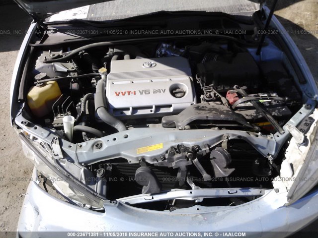 JTDBF32K660169956 - 2006 TOYOTA CAMRY LE/XLE 浅蓝色 照片 10