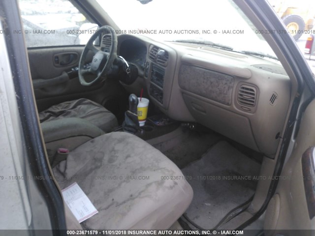 1GHDT13W0X2721734 - 1999 OLDSMOBILE BRAVADA GOLD photo 5