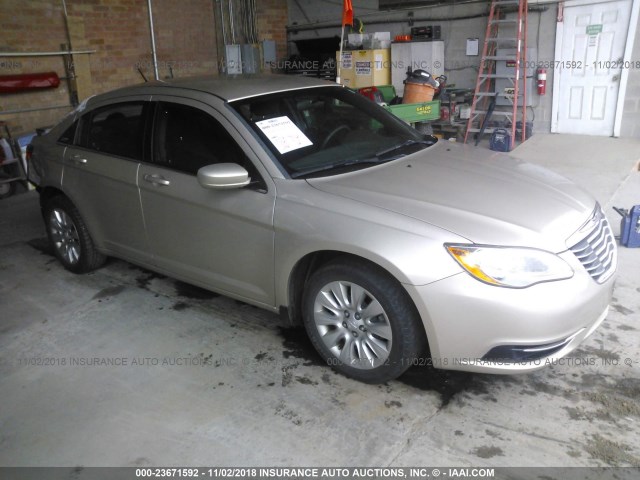 1C3CCBAB7EN170547 - 2014 CHRYSLER 200 LX GOLD photo 1