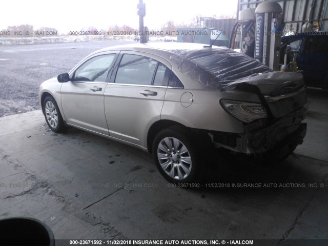 1C3CCBAB7EN170547 - 2014 CHRYSLER 200 LX GOLD photo 3