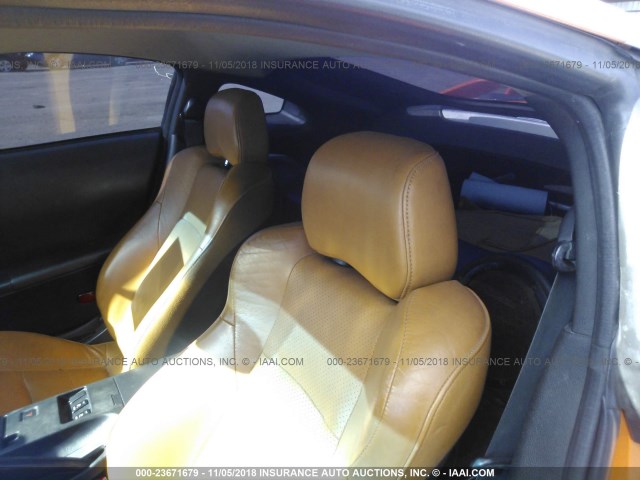 JN1AZ34D93T112536 - 2003 NISSAN 350Z COUPE ORANGE photo 8