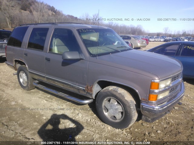 1GNEK13R1WJ344429 - 1998 CHEVROLET TAHOE K1500 BROWN photo 1