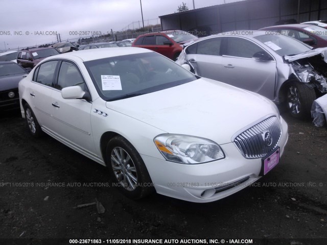 1G4HC5EM9BU133639 - 2011 BUICK LUCERNE CXL WHITE photo 1