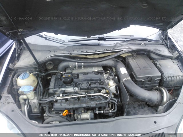 3VWBJ71K38M065476 - 2008 VOLKSWAGEN GLI შავი ფოტო 10