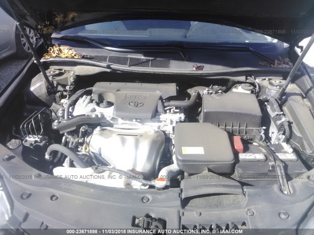 4T1BF1FK0GU580547 - 2016 TOYOTA CAMRY LE/XLE/SE/XSE BLACK photo 10