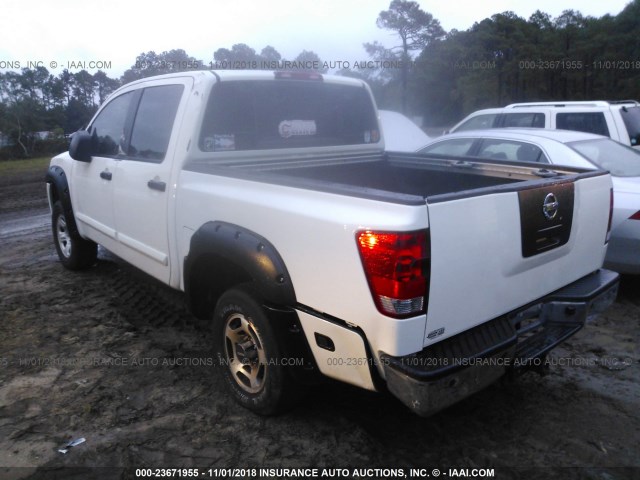 1N6BA0EC1CN324006 - 2012 NISSAN TITAN S/SV/SL/PRO-4X WHITE photo 3