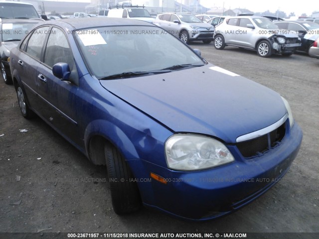 KL5JD56Z86K276215 - 2006 SUZUKI FORENZA BLUE photo 1