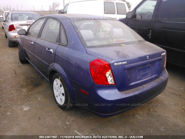 KL5JD56Z86K276215 - 2006 SUZUKI FORENZA BLUE photo 3