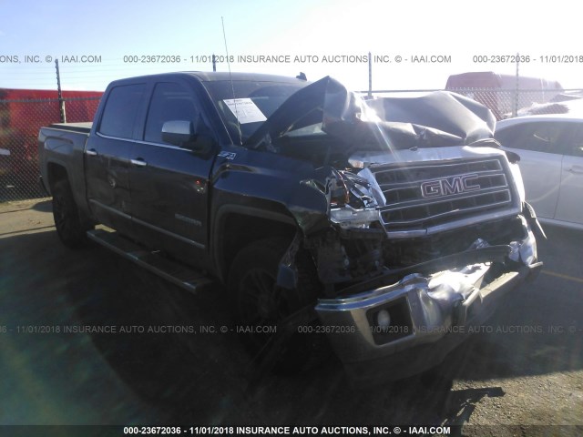 3GTU2VEC4EG437238 - 2014 GMC SIERRA K1500 SLT BLACK photo 1