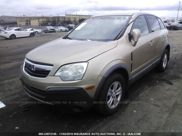 3GSCL33P28S505514 - 2008 SATURN VUE XE GOLD photo 2