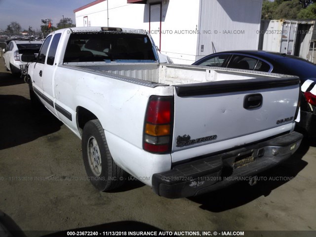 1GCEC19T51E119084 - 2001 CHEVROLET SILVERADO C1500 WHITE photo 3