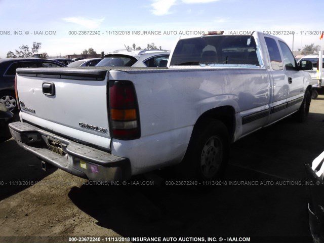 1GCEC19T51E119084 - 2001 CHEVROLET SILVERADO C1500 WHITE photo 4