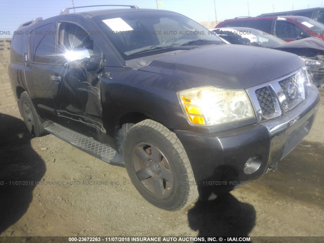 5N1AA08B44N724107 - 2004 NISSAN ARMADA SE/LE GRAY photo 1