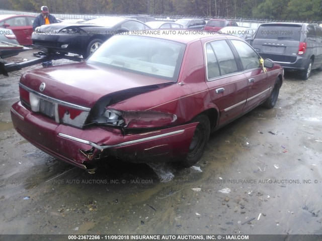 2MEFM74W32X665872 - 2002 MERCURY GRAND MARQUIS GS RED photo 4