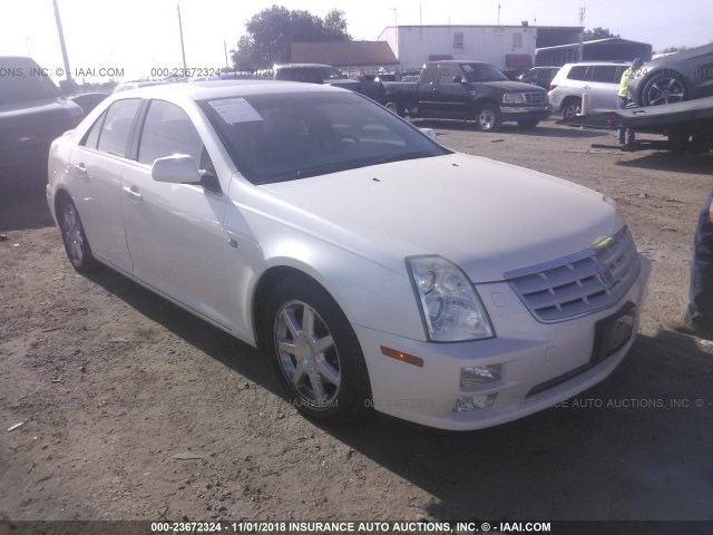 1G6DC67A450234078 - 2005 CADILLAC STS WHITE photo 1