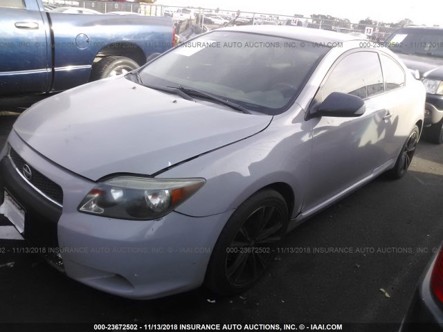 JTKDE177770144840 - 2007 TOYOTA SCION TC 灰色 照片 2
