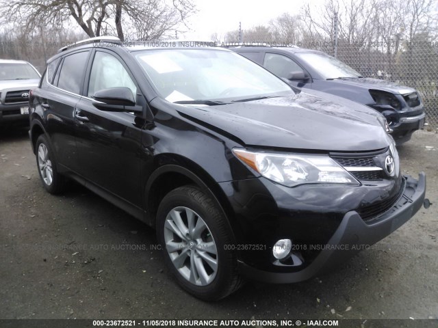 2T3DFREV9DW104657 - 2013 TOYOTA RAV4 LIMITED BLACK photo 1