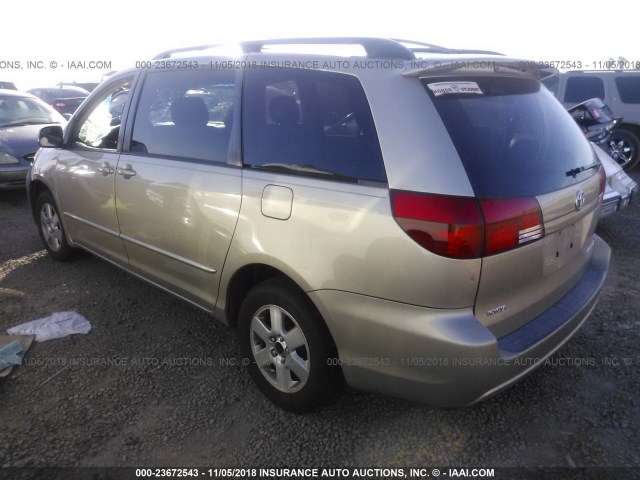 5TDZA23C05S363120 - 2005 TOYOTA SIENNA CE/LE GOLD photo 3