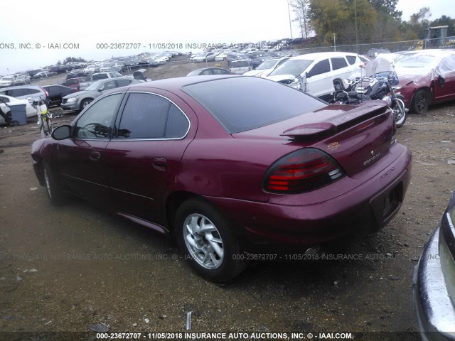 1G2NE52F74M676292 - 2004 PONTIAC GRAND AM SE MAROON photo 3