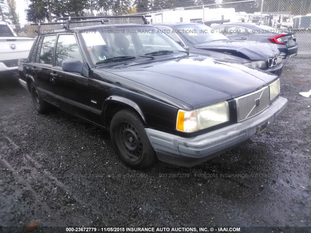 YV1FS8837N2532448 - 1992 VOLVO 740 BLACK photo 1