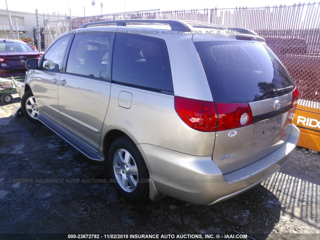 5TDZA23C86S432234 - 2006 TOYOTA SIENNA CE/LE GOLD photo 3