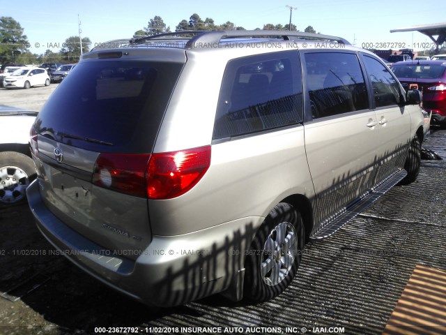 5TDZA23C86S432234 - 2006 TOYOTA SIENNA CE/LE GOLD photo 4