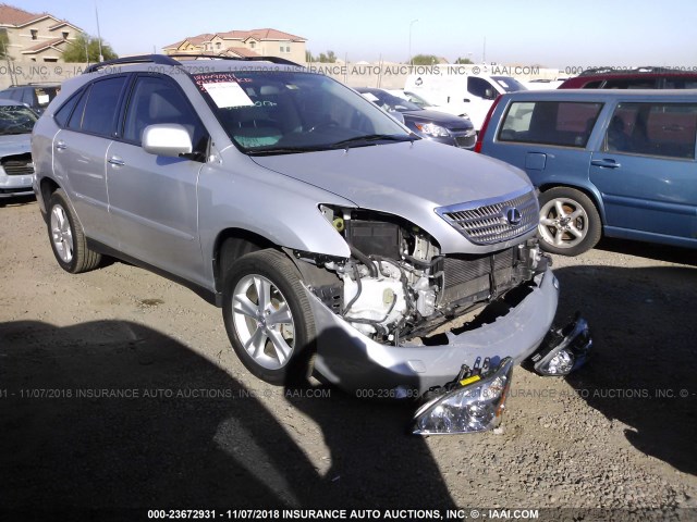 JTJHW31U282855879 - 2008 LEXUS RX 400H SILVER photo 1