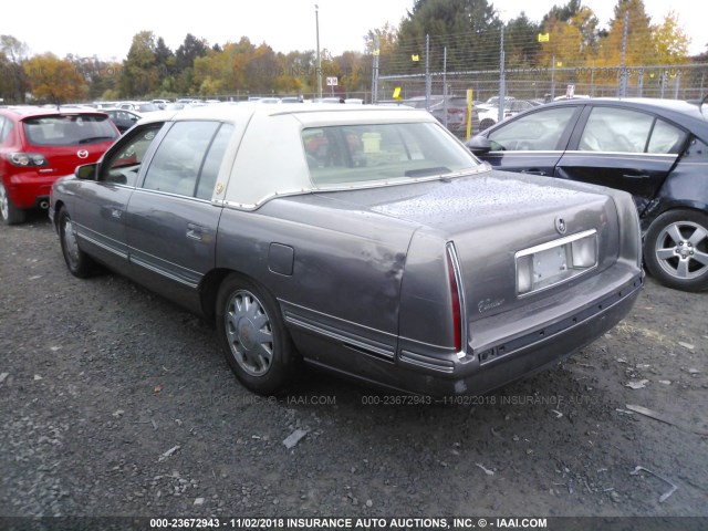 1G6KF549XWU802900 - 1998 CADILLAC DEVILLE CONCOURS GRAY photo 3