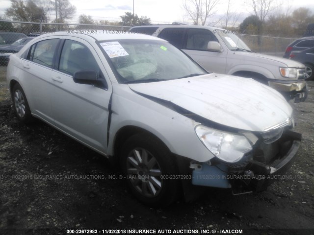 1C3LC46D09N533007 - 2009 CHRYSLER SEBRING LX WHITE photo 1