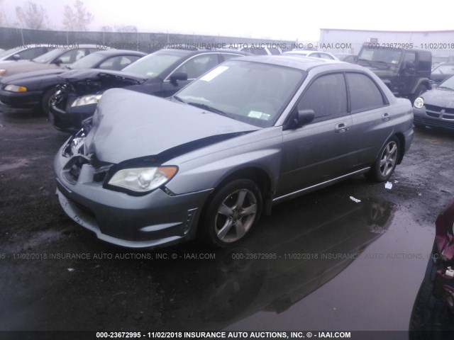 JF1GD616X7H522077 - 2007 SUBARU IMPREZA 2.5I GRAY photo 2