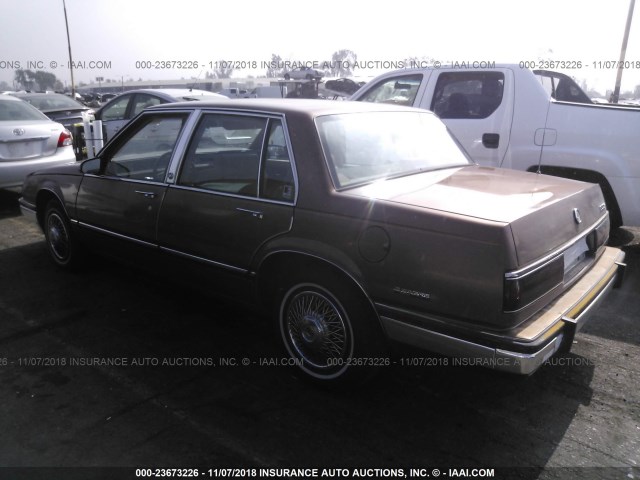 1G4HR54C3KH425626 - 1989 BUICK LESABRE LIMITED BROWN photo 3