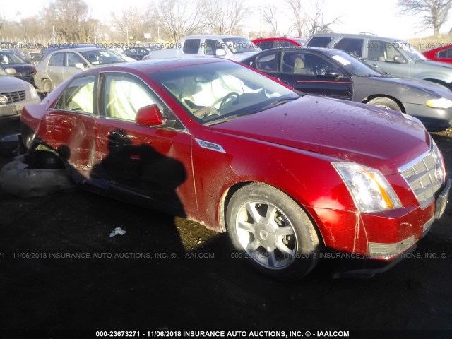 1G6DT57V090144154 - 2009 CADILLAC CTS HI FEATURE V6 RED photo 1