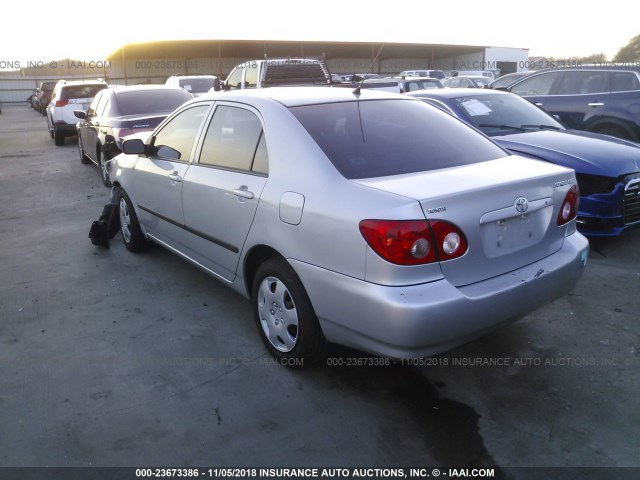 1NXBR32E57Z921749 - 2007 TOYOTA COROLLA CE/LE/S SILVER photo 3