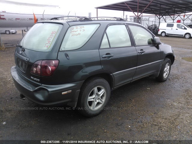 JT6GF10U7Y0053142 - 2000 LEXUS RX 300 GREEN photo 4