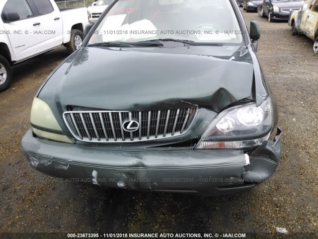 JT6GF10U7Y0053142 - 2000 LEXUS RX 300 GREEN photo 6