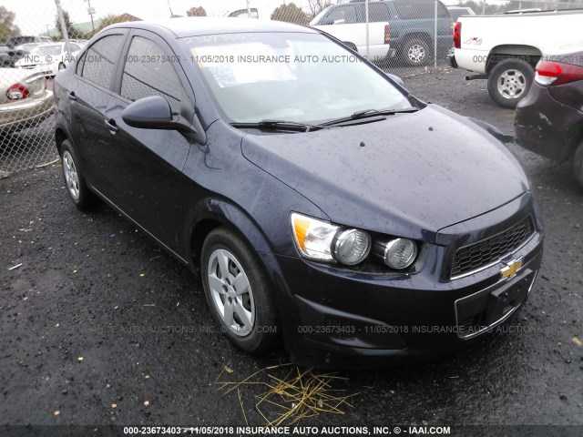 1G1JA5SHXF4178686 - 2015 CHEVROLET SONIC LS BLUE photo 1