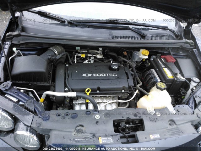 1G1JA5SHXF4178686 - 2015 CHEVROLET SONIC LS BLUE photo 10