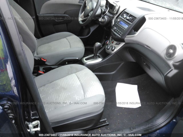 1G1JA5SHXF4178686 - 2015 CHEVROLET SONIC LS BLUE photo 5