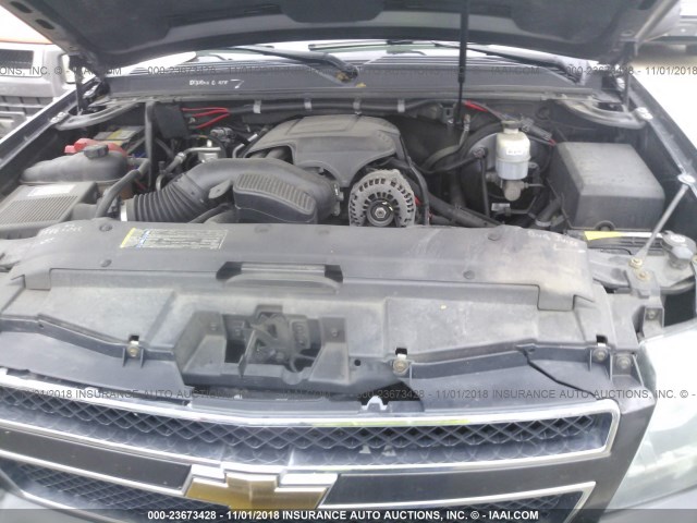 1GNUKAE00AR142704 - 2010 CHEVROLET TAHOE K1500 LS GRAY photo 10